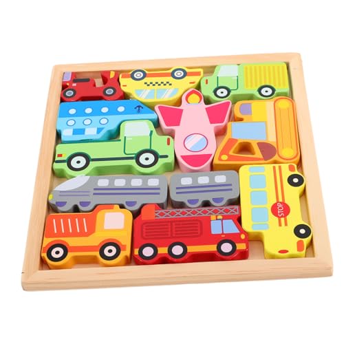 GALPADA Holz Puzzle Transportfahrzeuge Kreativspielzeug für Kleinkinder Vorschule Kognitiver Fähigkeiten Hand Auge Koordination Kindergarten Geeignet GALPADA Holz Puzzle Transportfahrzeuge Kreativspielzeug für Kleinkinder Vorschule Kognitiver Fähigkeiten Hand Auge Koordination Kindergarten Geeignet von GALPADA