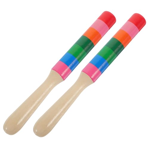GALPADA Holz Rhythmusstöcke Percussion Instrument Sticks Klare Klangentwicklung Runde Kanten Sicher Für Musikunterricht Und Anfänger GALPADA Holz Rhythmusstöcke Percussion Instrument Sticks Klare Klangentwicklung Runde Kanten Sicher Für Musikunterricht Und Anfänger von GALPADA