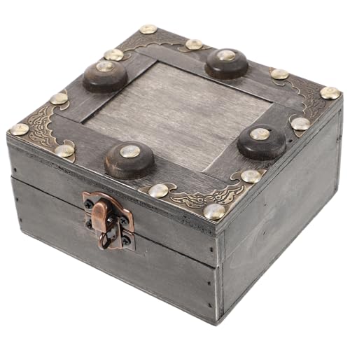 GALPADA Holz Schmuck Box Dekorative Aufbewahrungsbox für Ringe und Schmuckstücke Leicht und Kompakt Holz Feiner Verarbeitung und Nostalgischem Design für Tisch GALPADA Holz Schmuck Box Dekorative Aufbewahrungsbox für Ringe und Schmuckstücke Leicht und Kompakt Holz Feiner Verarbeitung und Nostalgischem Design für Tisch von GALPADA