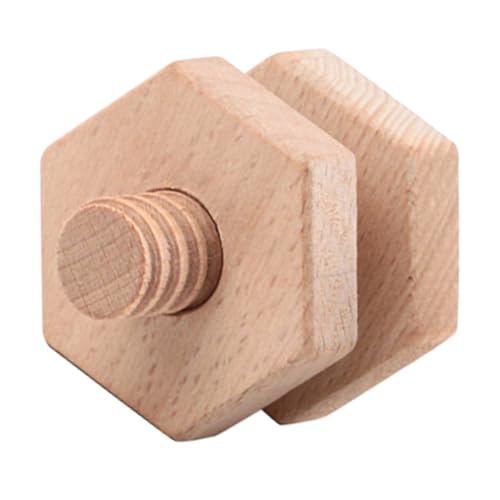 GALPADA Holz Schraubspielzeug Geometrische Formen Sortierspielzeug für Ab Jahre Glatte Oberfläche Fördert Feinmotorik und Logisches Denken Montessori Lernspielzeug von GALPADA