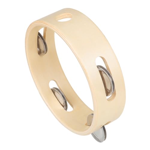 GALPADA Holz Tamburin Handglocke Musikspielzeug Percussion Schlaginstrument für Tanzparty Unterhaltung Holzrassel für Frühe Musikalische GALPADA Holz Tamburin Handglocke Musikspielzeug Percussion Schlaginstrument für Tanzparty Unterhaltung Holzrassel für Frühe Musikalische von GALPADA