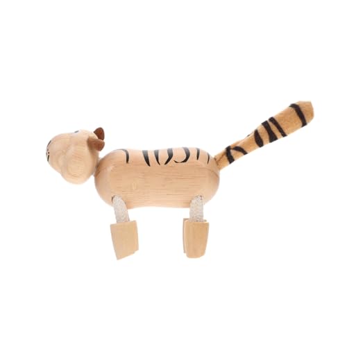 GALPADA Holz Tierfigur Kinderzimmer Dekoration Modellspielzeug aus Sicherem Holz für Jungen und Mädchen Lebensechte Verarbeitung mit Natürlicher Farbgebung Pädagogisches Holzspielzeug für von GALPADA