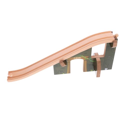 GALPADA Holz Zug Schienenbrücke Kompatible Holzeisenbahn Zubehör Tragbare Eisenbahn Brücke für Kreatives Bauen und Feinmotorik GALPADA Holz Zug Schienenbrücke Kompatible Holzeisenbahn Zubehör Tragbare Eisenbahn Brücke für Kreatives Bauen und Feinmotorik von GALPADA