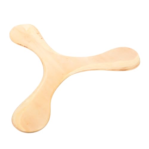 GALPADA Holz bumerang Dreiblatt Design Lustiges Outdoor Handgefertigt Interaktives Wurfspiel für Jungen und Mädchen für Garten und Große Wiesenbereiche von GALPADA