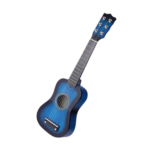 GALPADA Holz-gitarrenspielzeug Musikinstrument Lernspielzeug Kreativ Poliert Sicher für Kleinkinder Jungen Mädchen von GALPADA