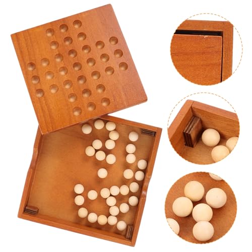 GALPADA Holzbrettspiel Klassisches Intelligenzspielzeug Pädagogisches Lernspiel für Familien und Freunde Fördert Denkfähigkeit Kindern und Erwachsenen Sicher GALPADA Holzbrettspiel Klassisches Intelligenzspielzeug Pädagogisches Lernspiel für Familien und Freunde Fördert Denkfähigkeit Kindern und Erwachsenen Sicher von GALPADA