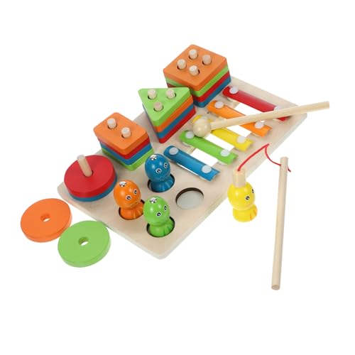 GALPADA Holzform Sortierspielzeug Lernspielzeug Geometrisch Fördert Feinmotorik und Kreativität Ab Jahr Pädagogisches Angelspiel für Vorschulkinder GALPADA Holzform Sortierspielzeug Lernspielzeug Geometrisch Fördert Feinmotorik und Kreativität Ab Jahr Pädagogisches Angelspiel für Vorschulkinder von GALPADA