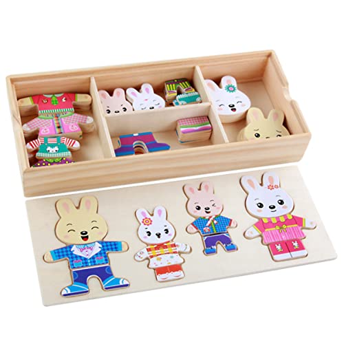 GALPADA Holzpuzzle Für Mädchen Pfoten Puzzle Kinderspielzeug Kleines Kleinkind Mädchenspielzeug Kinderpuzzle Kleinkindspielzeug Kinderspielzeug Kinderpuzzle Erkennungsspielzeug von GALPADA