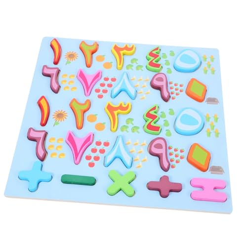 GALPADA Holzpuzzle mit Arabischen Zahlen für Kleinkinder Montessori Lernspielzeug zur Buchstaben und Zahlenerkennung Fördert Logisches und Motorische Fähigkeiten Geeignet für GALPADA Holzpuzzle mit Arabischen Zahlen für Kleinkinder Montessori Lernspielzeug zur Buchstaben und Zahlenerkennung Fördert Logisches und Motorische Fähigkeiten Geeignet für von GALPADA
