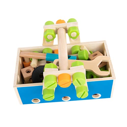 GALPADA Holzspielzeug Werkzeugset für Pädagogisches zum Zerlegen und Zusammenbauen Sicheres und Handgefertigtes für Jungen und Mädchen für Aktivitäten zu Hause Freien von GALPADA