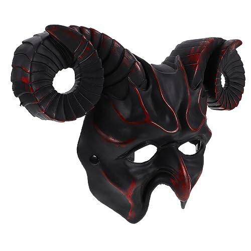 GALPADA Hornmaske Maskerade Für Maskerade -maskenhörne Tierhörner Halloween Hörner Kostüm Led Gruselige Hälfte Rote Maskerademaske Maskentier Stier Punk Ochsenziegenhörner Plastik GALPADA Hornmaske Maskerade Für Maskerade -maskenhörne Tierhörner Halloween Hörner Kostüm Led Gruselige Hälfte Rote Maskerademaske Maskentier Stier Punk Ochsenziegenhörner Plastik von GALPADA