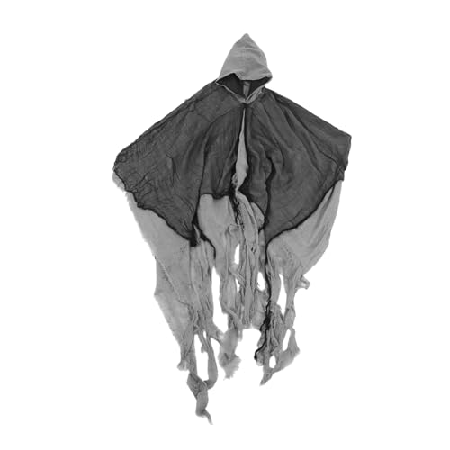 GALPADA Horror Halloween Reaper Kostüm mit Kapuze und Reaper Umhang für Partys Haunted House Gartendekoration Atmungsaktiver Langlebiger Stoff für Vielseitigen Einsatz GALPADA Horror Halloween Reaper Kostüm mit Kapuze und Reaper Umhang für Partys Haunted House Gartendekoration Atmungsaktiver Langlebiger Stoff für Vielseitigen Einsatz von GALPADA