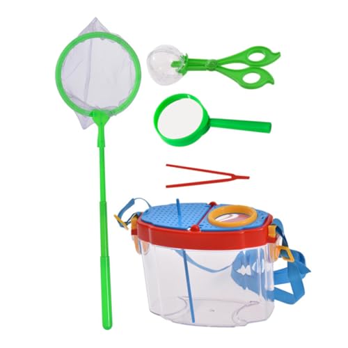 GALPADA Insekten Beobachtungsbox mit Netz und Lupe Transparentes Insektenfang Outdoor Naturerkundung Ab Jahren Leicht Abnehmbar und Praktisch für GALPADA Insekten Beobachtungsbox mit Netz und Lupe Transparentes Insektenfang Outdoor Naturerkundung Ab Jahren Leicht Abnehmbar und Praktisch für von GALPADA