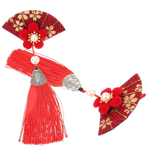 GALPADA Japanische Haarklammern mit Quasten und Kirschblüten Kleine Langlebige Haarspangen für Teenager und Bräute Traditionelle Stoff Metall Accessoires für Festtage und Alltagsmode GALPADA Japanische Haarklammern mit Quasten und Kirschblüten Kleine Langlebige Haarspangen für Teenager und Bräute Traditionelle Stoff Metall Accessoires für Festtage und Alltagsmode von GALPADA