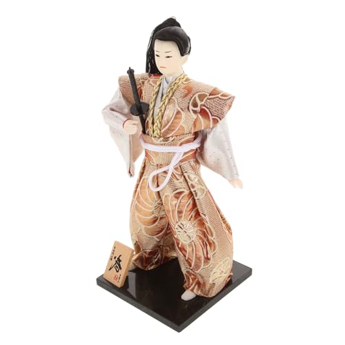 GALPADA Japanische Samurai Puppe Desktop Dekoration Kunstvoll Leichtgewichtige Tischfigur für Wohnzimmer Büro Schlafzimmer Geschenk und Party Dekoration GALPADA Japanische Samurai Puppe Desktop Dekoration Kunstvoll Leichtgewichtige Tischfigur für Wohnzimmer Büro Schlafzimmer Geschenk und Party Dekoration von GALPADA