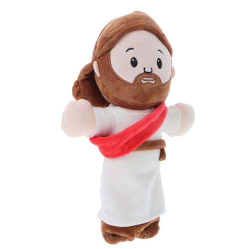 GALPADA Jesus Plüschfigur Weiches Kuscheltier für Dekorativer Jesus Kissen für Zuhause Beruhigendes Einzigartiges zur Taufe oder Weihnachten GALPADA Jesus Plüschfigur Weiches Kuscheltier für Dekorativer Jesus Kissen für Zuhause Beruhigendes Einzigartiges zur Taufe oder Weihnachten von GALPADA