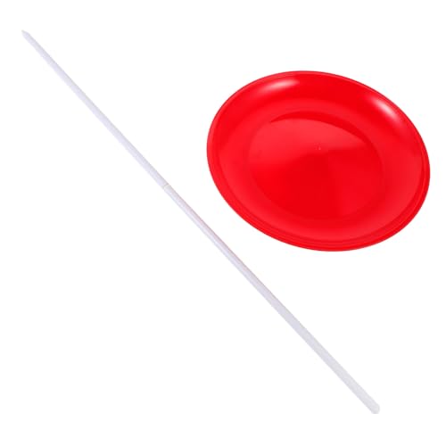 GALPADA Jonglierscheiben-Requisiten Jonglierplatte für Anfänger Jonglierspielzeug Trainingsdrehteller Zirkusteller mit Stöcken Sich drehende Platten Teller jonglieren Plastik rot GALPADA Jonglierscheiben-Requisiten Jonglierplatte für Anfänger Jonglierspielzeug Trainingsdrehteller Zirkusteller mit Stöcken Sich drehende Platten Teller jonglieren Plastik rot von GALPADA