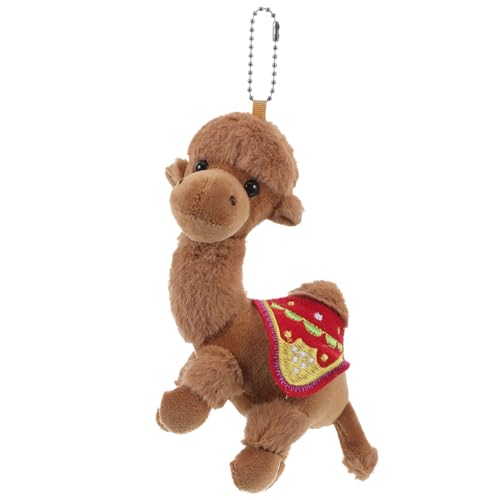 GALPADA Kamel-anhänger Kamel Plüschtier Süße Schlüsselanhänger Anhänger in Kamelform Kamelfigur Kamel-kuscheltiere Kamele Kamelpuppen Ausgestopftes Kamel Aufblasbares Kamel Pp Baumwolle von GALPADA