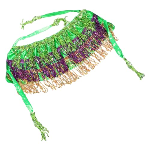 GALPADA Pailletten-top Für Damen Karnevals-tanzparty-outfit Glitzerndes Tube-top Mit Fransen Für Mardi Gras-kostüme von GALPADA
