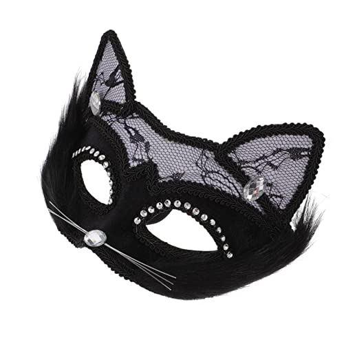 GALPADA Katzengesichtsmaske Maskerade Katze Für Frauen Halloween Abschlussball Halloween Masken Für Erwachsene Kostüme Für Mädchen Karnevalsmasken Katzenohren Masken Augenmasken GALPADA Katzengesichtsmaske Maskerade Katze Für Frauen Halloween Abschlussball Halloween Masken Für Erwachsene Kostüme Für Mädchen Karnevalsmasken Katzenohren Masken Augenmasken von GALPADA
