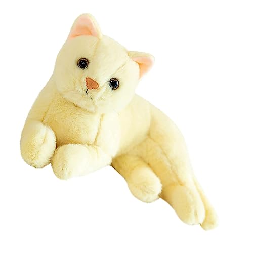 GALPADA Katzenplüschtier Plüschkatze Plüschkatzenspielzeug Für Kuscheltierkatze Simulationskatzenpuppe Katzenkuscheltier Katzenförmiges Katzenplüschtiere Sachen Die Wie Katzen von GALPADA