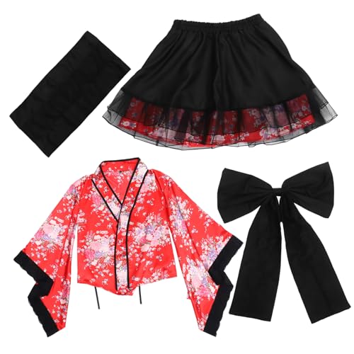 GALPADA Kimono Morgenmäntel Dienstmädchen Robe Magd Kleid Satinrobe Brautjungfer Robe für Damenkleid Brautkleid Brautgewand für den Hochzeitstag Kleider für Frauen damen kleider rot GALPADA Kimono Morgenmäntel Dienstmädchen Robe Magd Kleid Satinrobe Brautjungfer Robe für Damenkleid Brautkleid Brautgewand für den Hochzeitstag Kleider für Frauen damen kleider rot von GALPADA