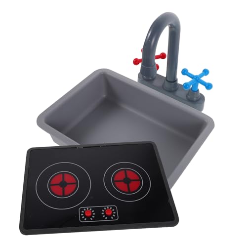 GALPADA Kinderküchen-spielset: Rollenspiel-küchenset Mit Wasserhahn, Spüle, Induktionsherd – Licht- Und Soundeffekte, Rollenspiel-kochspielzeug Für Jungen Und Mädchen, Zubehör GALPADA Kinderküchen-spielset: Rollenspiel-küchenset Mit Wasserhahn, Spüle, Induktionsherd – Licht- Und Soundeffekte, Rollenspiel-kochspielzeug Für Jungen Und Mädchen, Zubehör von GALPADA