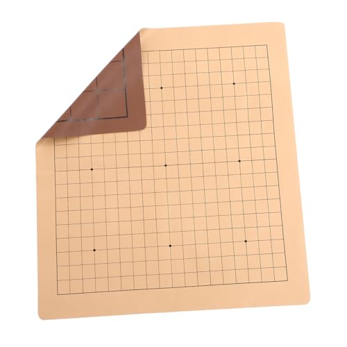 GALPADA Klappbares Schachbrett Multifunktionales Schachspiel für Schach und Chinesisches Schach aus Hochwertigem PU Material Leicht und Tragbar für Unterwegs mit Zufällige Farbe von GALPADA