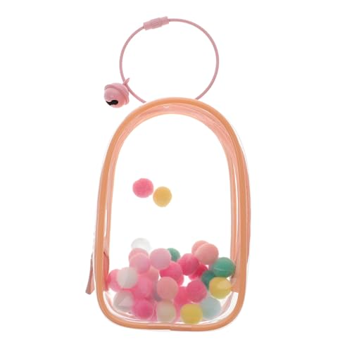 GALPADA Klarer Puppentragetasche aus PVC mit Glocke und Ring Transparente Aufbewahrungstasche für Puppen und Mini Figuren Hochwertiger Schutz und Sichtbarkeit für Sammelfiguren von GALPADA
