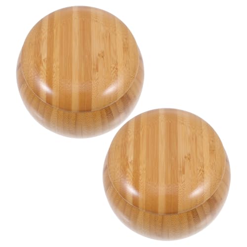 GALPADA Kleine Bambus schachfiguren aufbewahrungsbox mit Deckel Kompakte Go Chess Piece Behälter für Sichere Lagerung Praktisches Holzkästchen für Go Spieler und Schachliebhaber von GALPADA