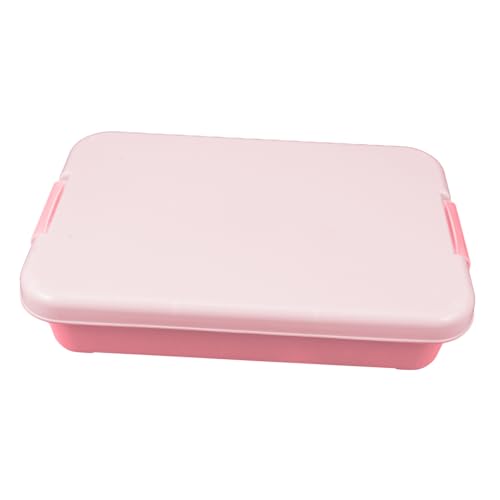 GALPADA Kleine Tragbare Sandkasten Spielzeugbox mit Deckel Plastik Sandbox für Outdoor Aktivitäten Vielseitig Einsetzbar zur Aufbewahrung Zubehör für Strand und Gartenabenteuer von GALPADA