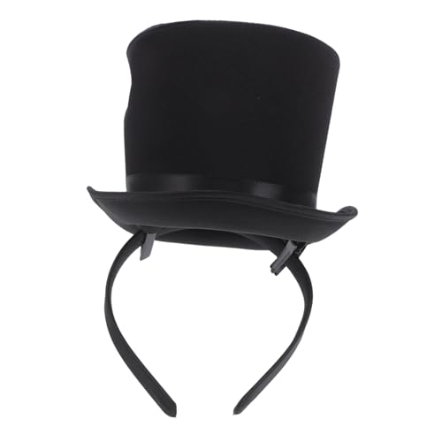 GALPADA Kleiner Schwarzer Banketthut Lustiger Partyhut für Fasching Karneval und Halloween Accessoires für Bühnenkostüme und Festlichkeiten und Angenehm GALPADA Kleiner Schwarzer Banketthut Lustiger Partyhut für Fasching Karneval und Halloween Accessoires für Bühnenkostüme und Festlichkeiten und Angenehm von GALPADA