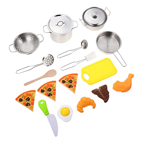 GALPADA Kochspielzeug Set für Teiliges Küchenzubehör für Jungen und Mädchen Leicht und Tragbar Kreatives Rollenspiel für Entwicklung von Fähigkeiten von GALPADA