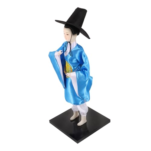 GALPADA Koreanische Hanbok-Puppe Handgefertigt Traditionelle Männerfigur Dekorative Koreanische Handwerkskunst als Geschenk für Sowie Wohnraumdekoration GALPADA Koreanische Hanbok-Puppe Handgefertigt Traditionelle Männerfigur Dekorative Koreanische Handwerkskunst als Geschenk für Sowie Wohnraumdekoration von GALPADA