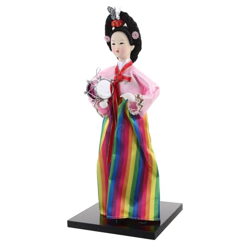 GALPADA Koreanische Handgefertigte Puppe im Hanbok Stil Dekorative Tischfigur für Schlafzimmer Büro und Wohnzimmer Kreative Koreanische Kunst für Stilvolles Zuhause GALPADA Koreanische Handgefertigte Puppe im Hanbok Stil Dekorative Tischfigur für Schlafzimmer Büro und Wohnzimmer Kreative Koreanische Kunst für Stilvolles Zuhause von GALPADA