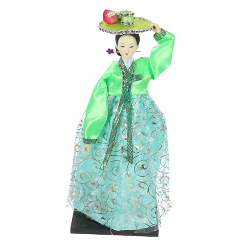 GALPADA Koreanische Stilpuppe im Hanbok Outfit Kunstfigur Desktop Dekoration Traditionelles Koreanisches Design Perfektes für Sammler und Souvenirs Vielseitig GALPADA Koreanische Stilpuppe im Hanbok Outfit Kunstfigur Desktop Dekoration Traditionelles Koreanisches Design Perfektes für Sammler und Souvenirs Vielseitig von GALPADA