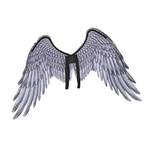 GALPADA Kostüm mit Schwarzen Engelsflügeln für Halloween Cosplay Karneval Bühnenauftritte Elastisches Design für Einfachen Tragekomfort Hochwertige von GALPADA
