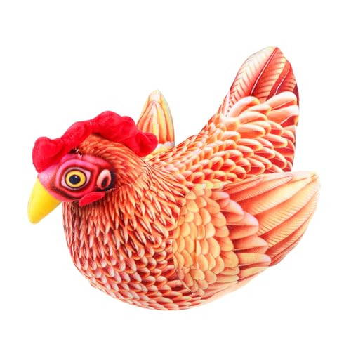 GALPADA Kreative Große Huhn Puppe Gelb Weiches Plüschspielzeug Dekorative Einzigartige Kuscheltier Geschenk für Zuhause Sofa Schlafzimmer Wohnzimmer Deko von GALPADA