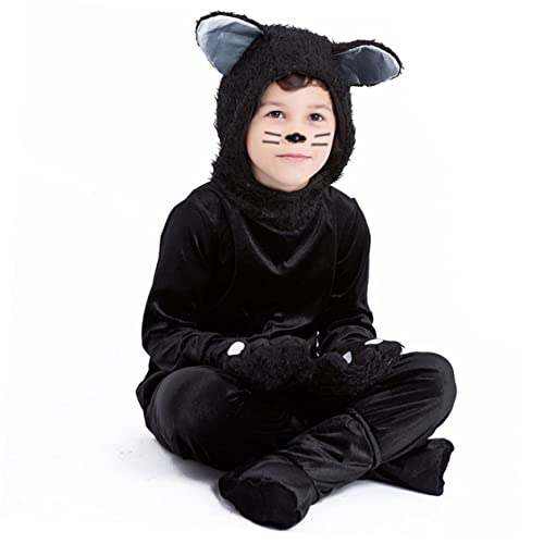 GALPADA Katzen-cosplay-outfits Für Kinder Halloween-rollenspiele Bequemes Und Robustes Material GALPADA Katzen-cosplay-outfits Für Kinder Halloween-rollenspiele Bequemes Und Robustes Material von GALPADA