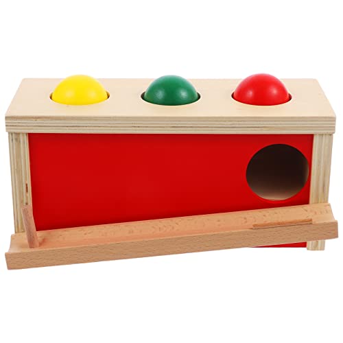 GALPADA Kreatives Motorikspielzeug für Kleinkinder mit Balls Box für Feinmotorik und Formenverständnis Holzspielzeug Ab Monaten zur und Formenerkennung von GALPADA