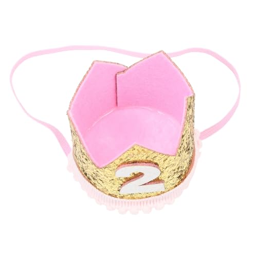 GALPADA Kronen Haarreif Stirnband für Geburtstag Party Sicherer Bequemer Kopfschmuck für Jungen und Mädchen Auffälliges Tiara Accessoire für Fotos und Cosplay Charmant und Elegant von GALPADA