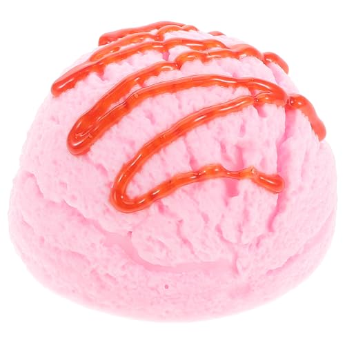GALPADA Künstliche Eiskugel Dekoration Realistische Nachbildung von Eiscreme Bällen für Fotorequisiten DIY Süßes Dessert Display Kreative Party Dekoration Robust und Langlebig von GALPADA