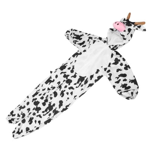GALPADA Kuh Kostüm für Unisex Tier Cosplay Outfit für Halloween Karneval Vielseitige Atmungsaktives Material für Kindergartenaufführungen Design GALPADA Kuh Kostüm für Unisex Tier Cosplay Outfit für Halloween Karneval Vielseitige Atmungsaktives Material für Kindergartenaufführungen Design von GALPADA