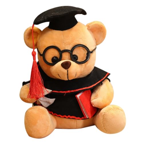 GALPADA Kuscheliger Abschlussbär aus Plüsch mit Liebevoller Handwerkskunst Große Süße Cartoon Bärenpuppe Perfektes zur Graduierung aus Gefertigt von GALPADA