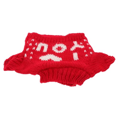 GALPADA Kuscheliger Bärenpullover Puppenkleidung für Plüschtiere Wechselbarer Hoodie Rot für Familienaktivitäten und Festliche Anlässe von GALPADA