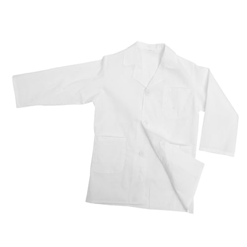 GALPADA Laborkittel Weiß Langarm Hautfreundliches Material Bequemes Wissenschaftler Kostüm für Jungen und Mädchen Waschbarer Laborkittel für Fasching Rollenspiele Schulprojekte GALPADA Laborkittel Weiß Langarm Hautfreundliches Material Bequemes Wissenschaftler Kostüm für Jungen und Mädchen Waschbarer Laborkittel für Fasching Rollenspiele Schulprojekte von GALPADA