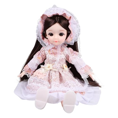 GALPADA Lebendige Bjd Puppe Unsere Kleidung Gegliederte Prinzessinnen Mädchenpuppen Kleine Bjd Puppe Mit Kleidungszubehör Mädchengeschenk Mädchenpuppe Bjd Puppe Für Mädchen von GALPADA