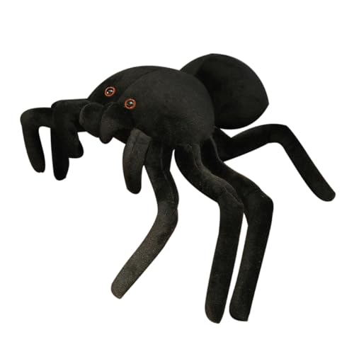 GALPADA Lebensechte Plüschspinne Großes Weiches Kuscheltier für Kawaii Stofftier als Dekoratives und Geschenk Realistische Anschmiegsame Spinnenpuppe für Kinderzimmer und Geburtstage von GALPADA