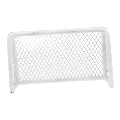 GALPADA Lebensechter Fußballtor Rahmen Für Aquarien Dekoratives Metallspielzeug Für Aquarien Deko Und Fischtanks Perfektes Für Freunde von GALPADA