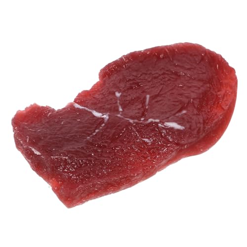 GALPADA Lebensechtes Kunstfleischmodell Gefälschte Lebensmittel Realistisch Vorgeben, Fleisch Zu Rindersteak Fälschung Lifelartige Fleischdekoration Küchenfleischmodell Groß PVC GALPADA Lebensechtes Kunstfleischmodell Gefälschte Lebensmittel Realistisch Vorgeben, Fleisch Zu Rindersteak Fälschung Lifelartige Fleischdekoration Küchenfleischmodell Groß PVC von GALPADA